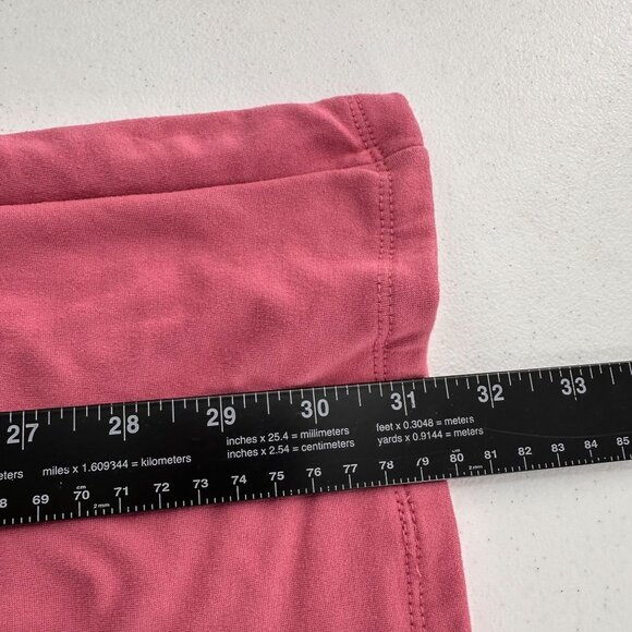 Rue21 Pink Scoop Neck Short Sleeve Mini Dress M Summer Blush Stretch Boho Y2K - Picture 4 of 6